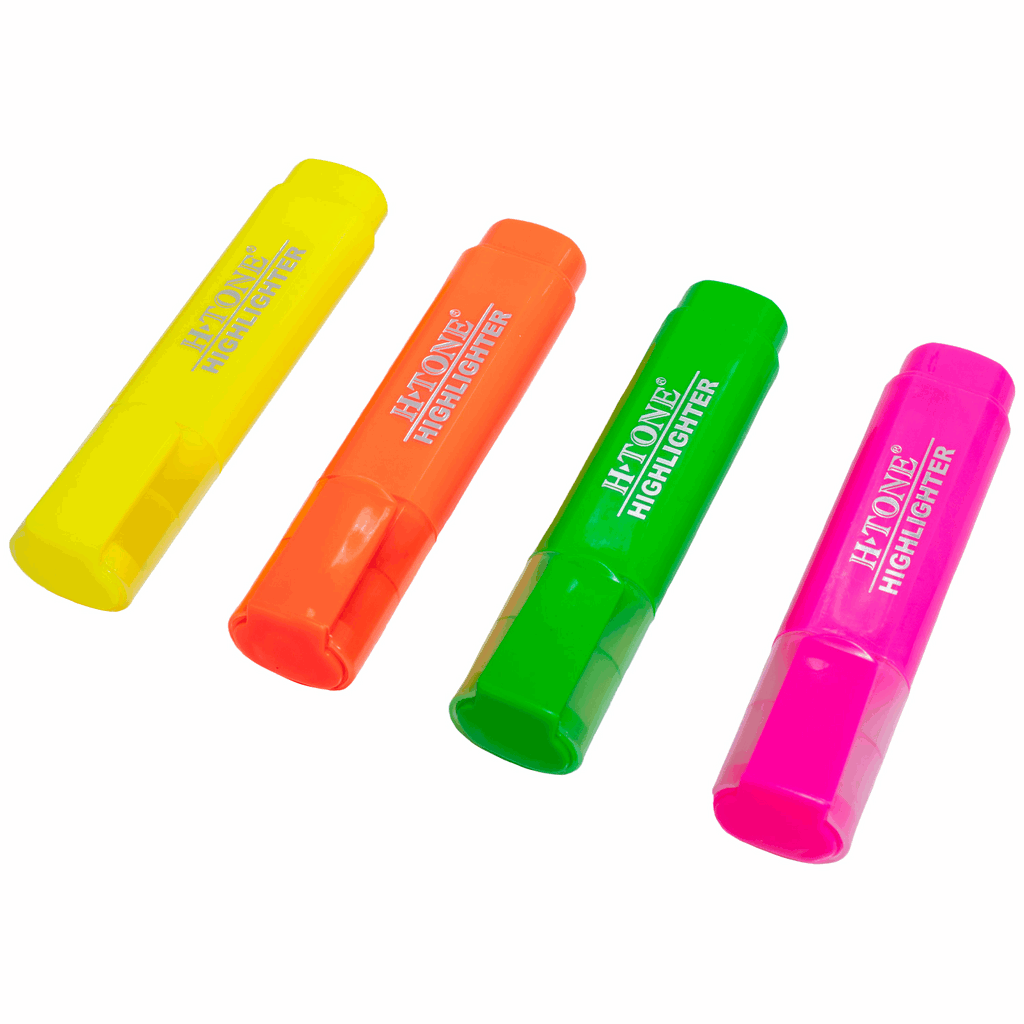 Набір маркерів текстових 1-5 мм, 4 кольори H-Tone (JJ20503-4)